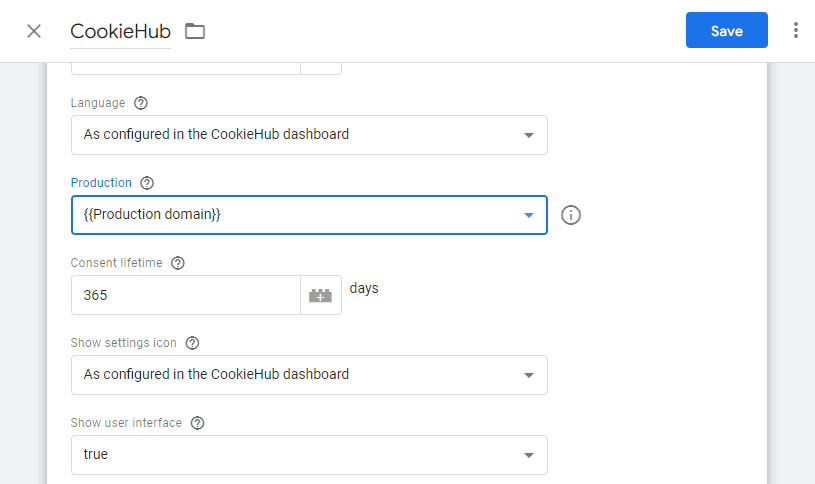 Use development/stage mode on non-production domains