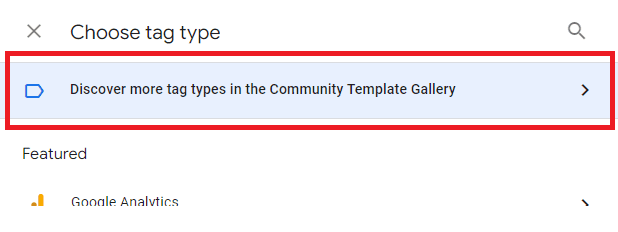 Discover more tag types in the Community Template Gallery